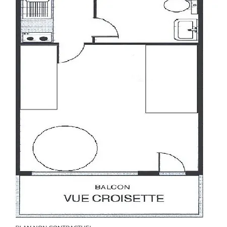 Confortable Au Pied Des Pistes, Balcon Sud-ouest, Centre Des Menuires, 3 Pers - Fr-1-452-284 Apartment